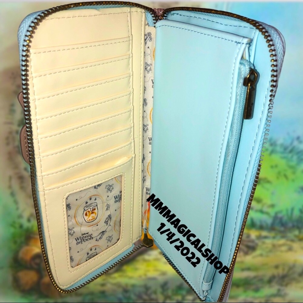 Winnie The Pooh 95th Anniversary Celebration Toss Backpack & Parade Zip Wallet - Picture 9 of 9